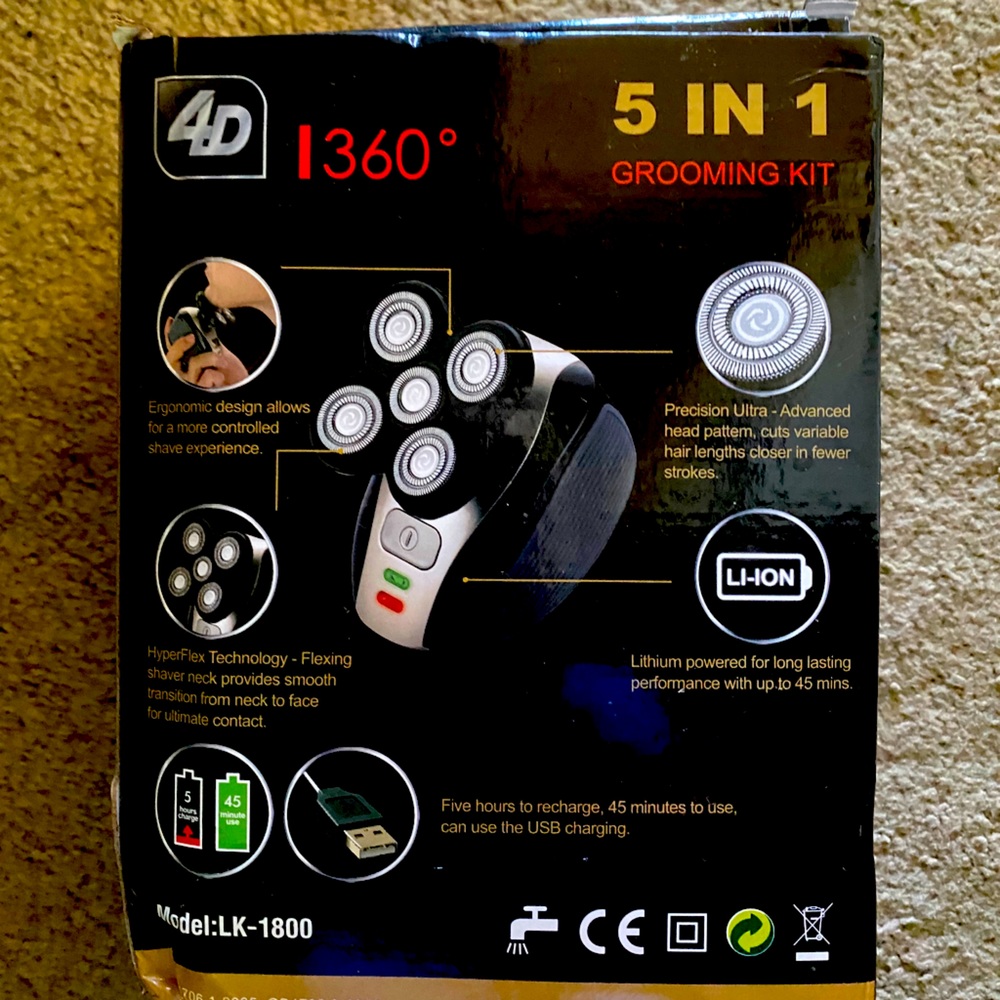 5 in 1 Male Grooming Kit